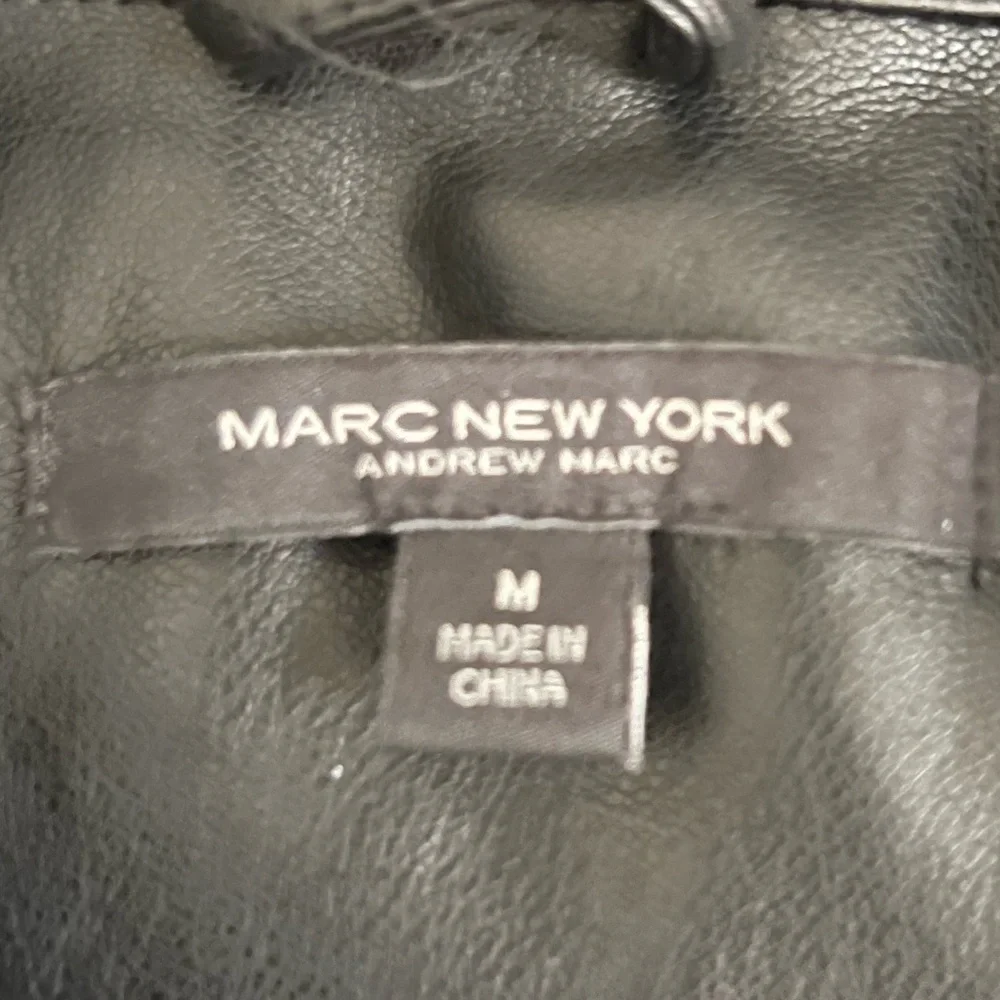 Marc New York Black Faux Leather Women's Jacket - Picture 3 of 13